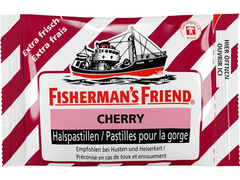 Fisherman's Bonbons Cool Cherry 25 g Husten-Bonbons