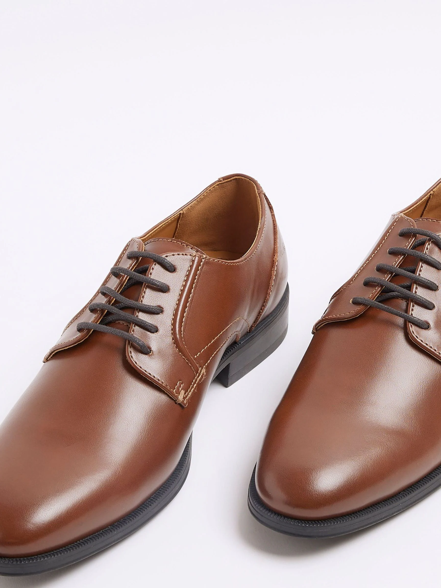 Bruin - River Island Formele Derby Schoenen