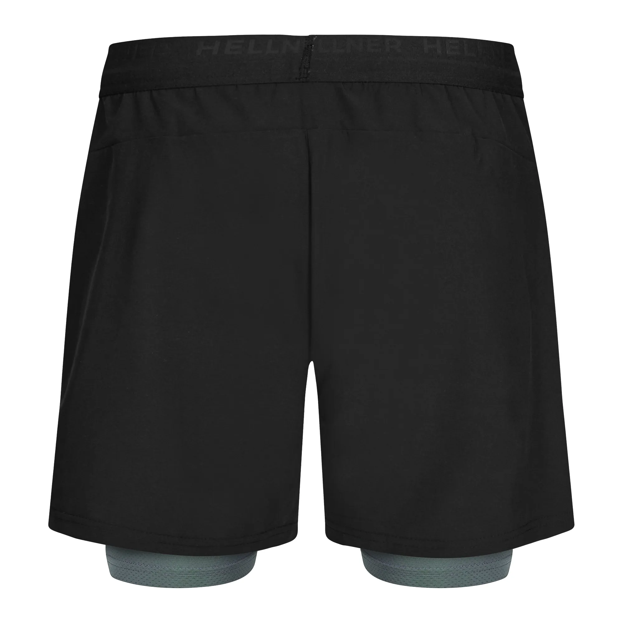 Hellner Kelva 2-in-1 Shorts Men's Black Beauty/Laurel Wreath