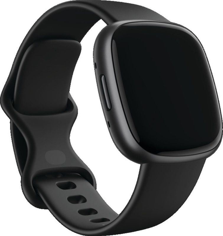 Fitbit Versa 4 - Smartwatch heren en dames - Zwart
