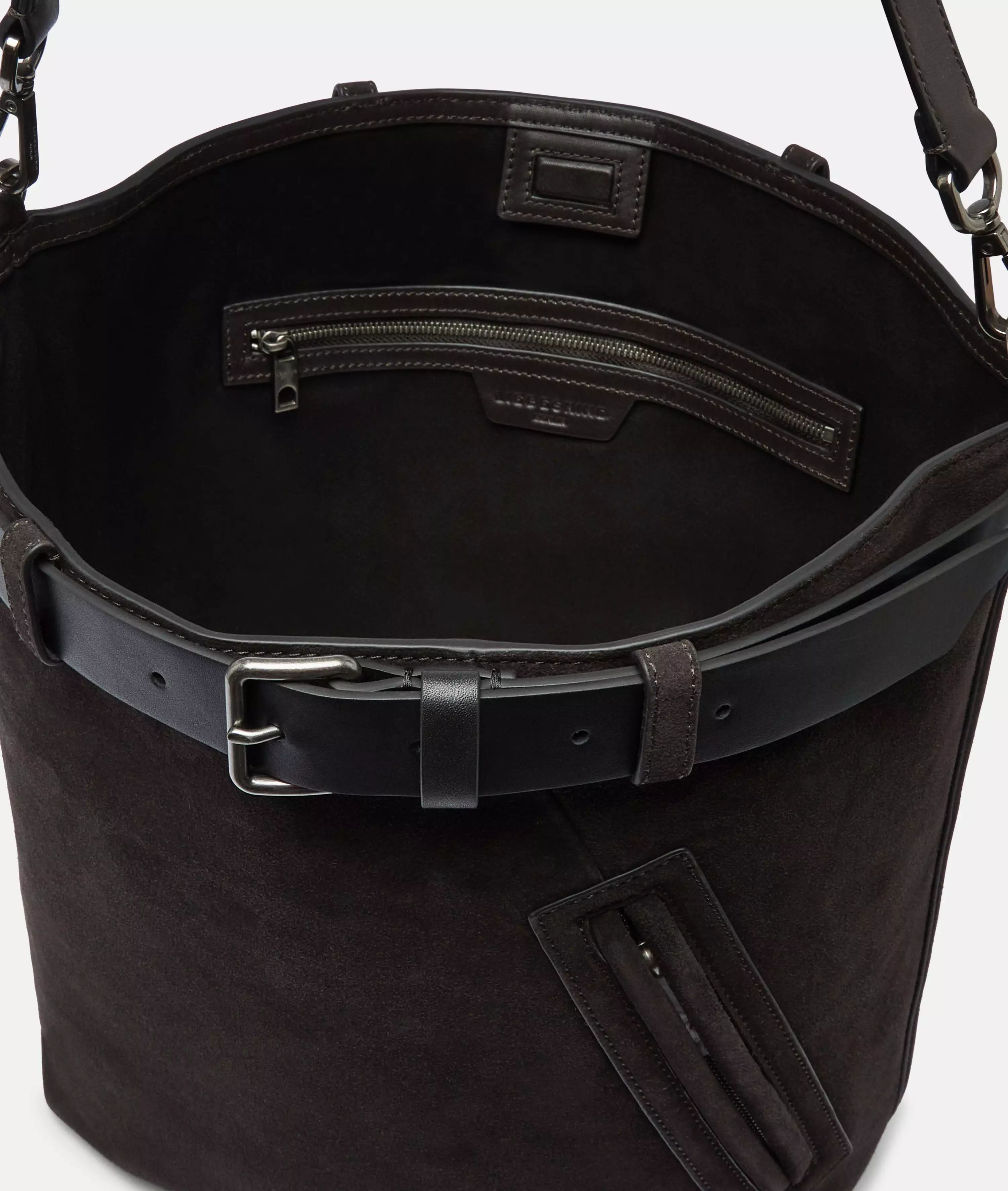 Zita Hobo L Large bag made from soft suede
