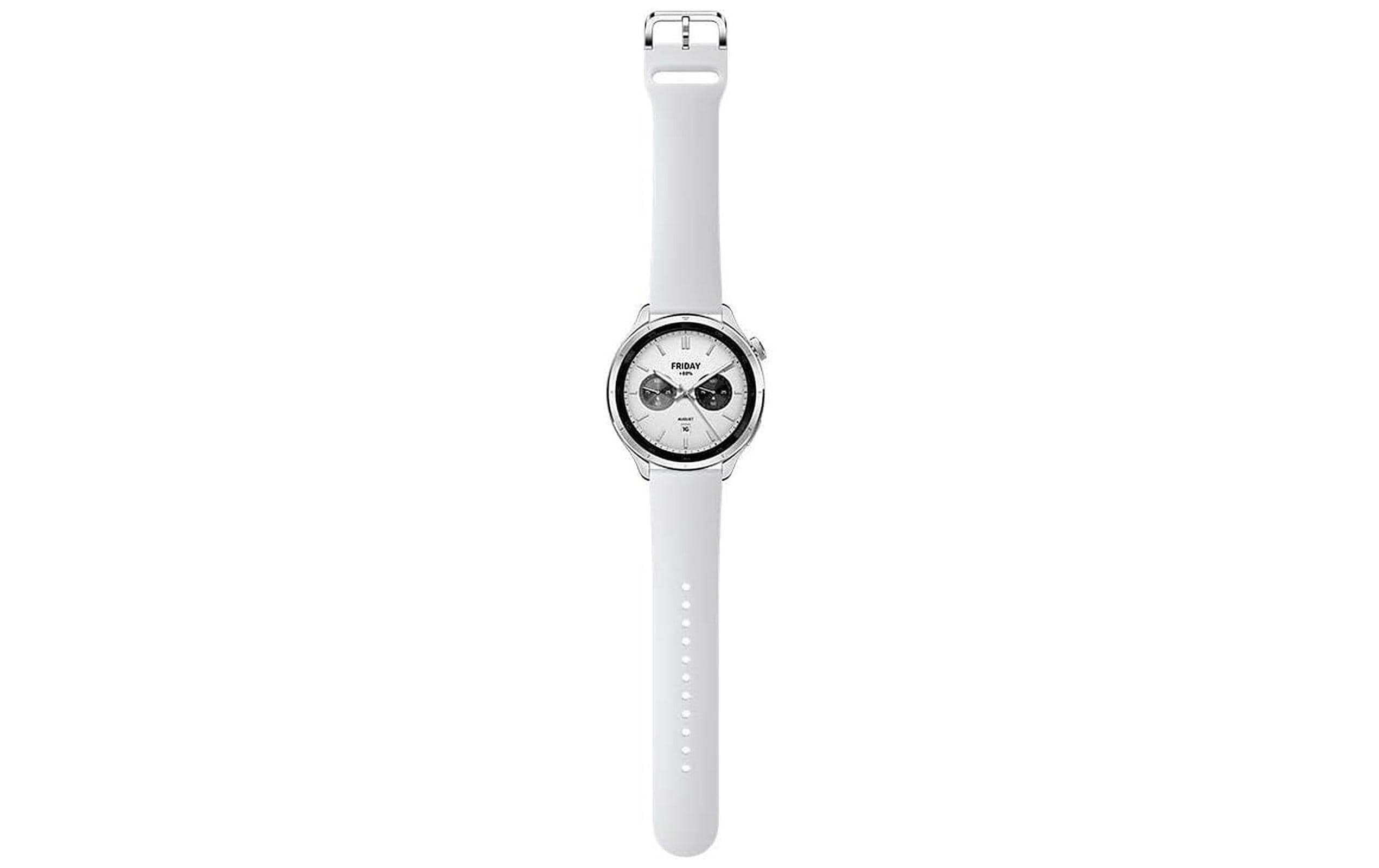 Smartwatch S4 Silber<br>Smartwatch mit drehbarer Krone und AMOLED-Display