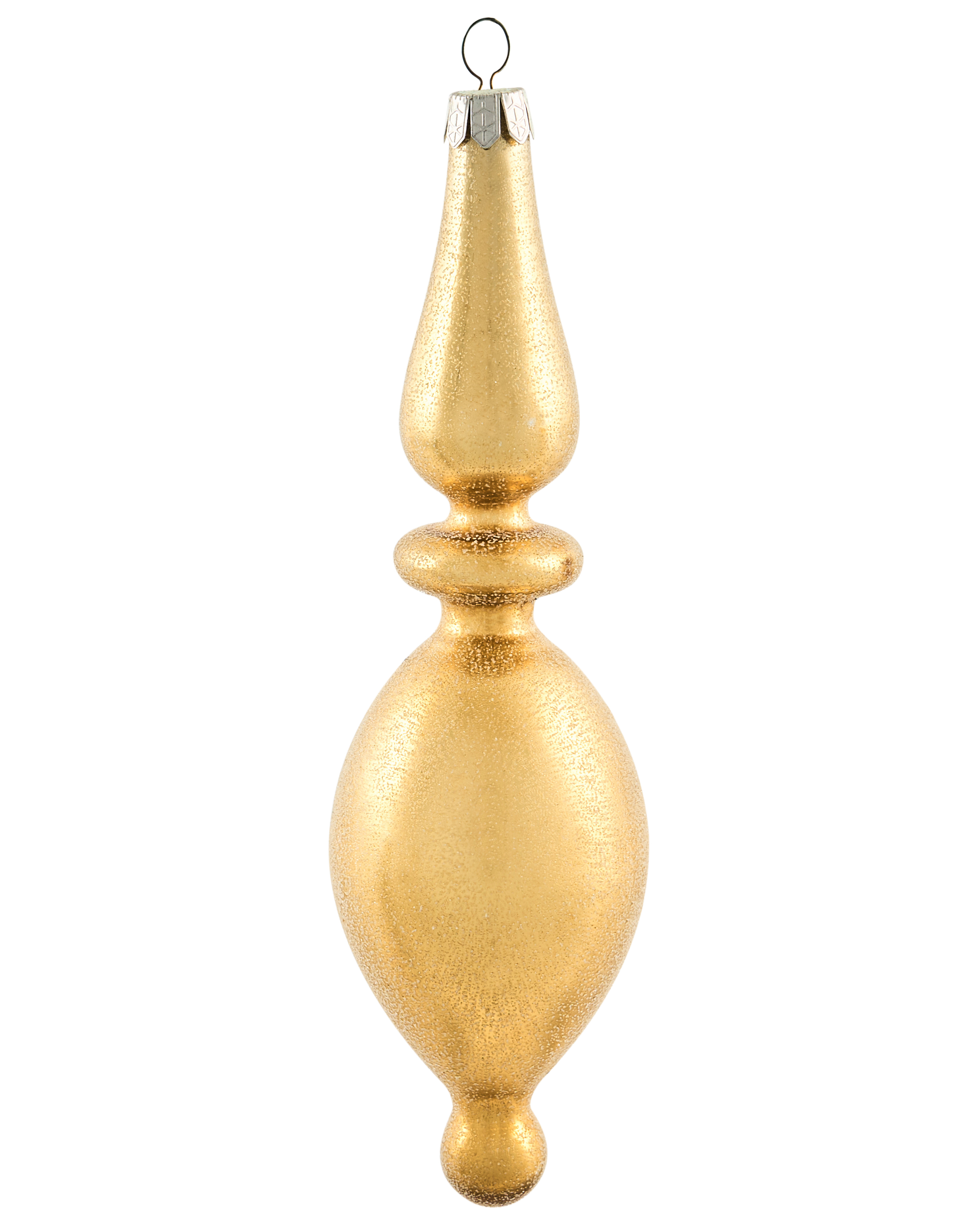 Set van 25 kerstballen ICICLE Glas Transparant/goud