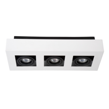 Lucide XIRAX plafondspot LED Dim to warm GU10 2200K/3000K Wit