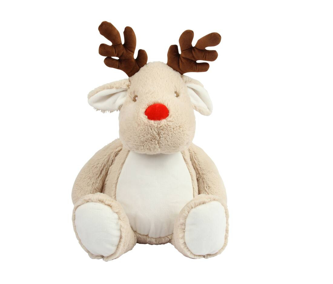 Mumbles MM560 - Renne Peluche Zippée Personnalisable