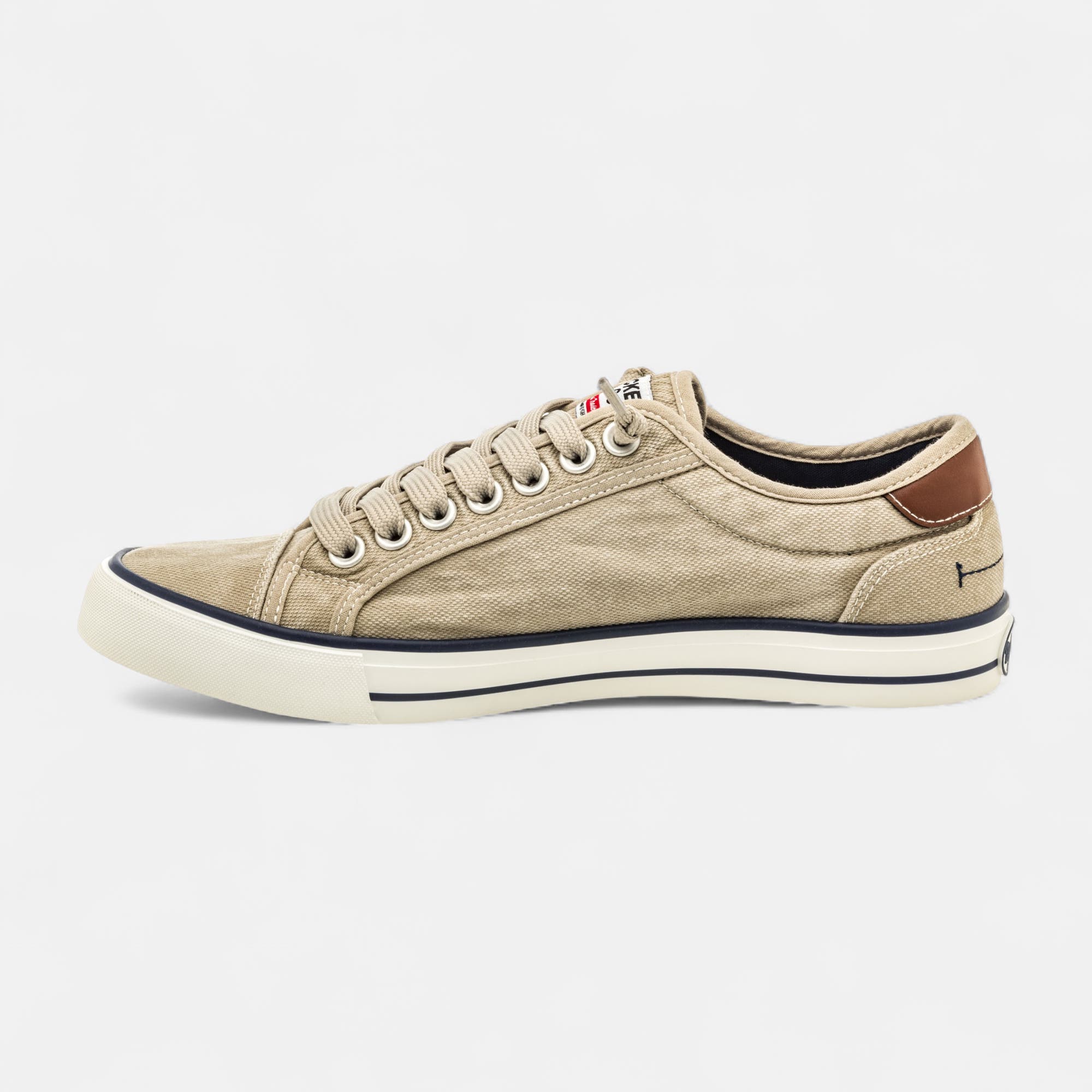 Baskets en toile Homme beige