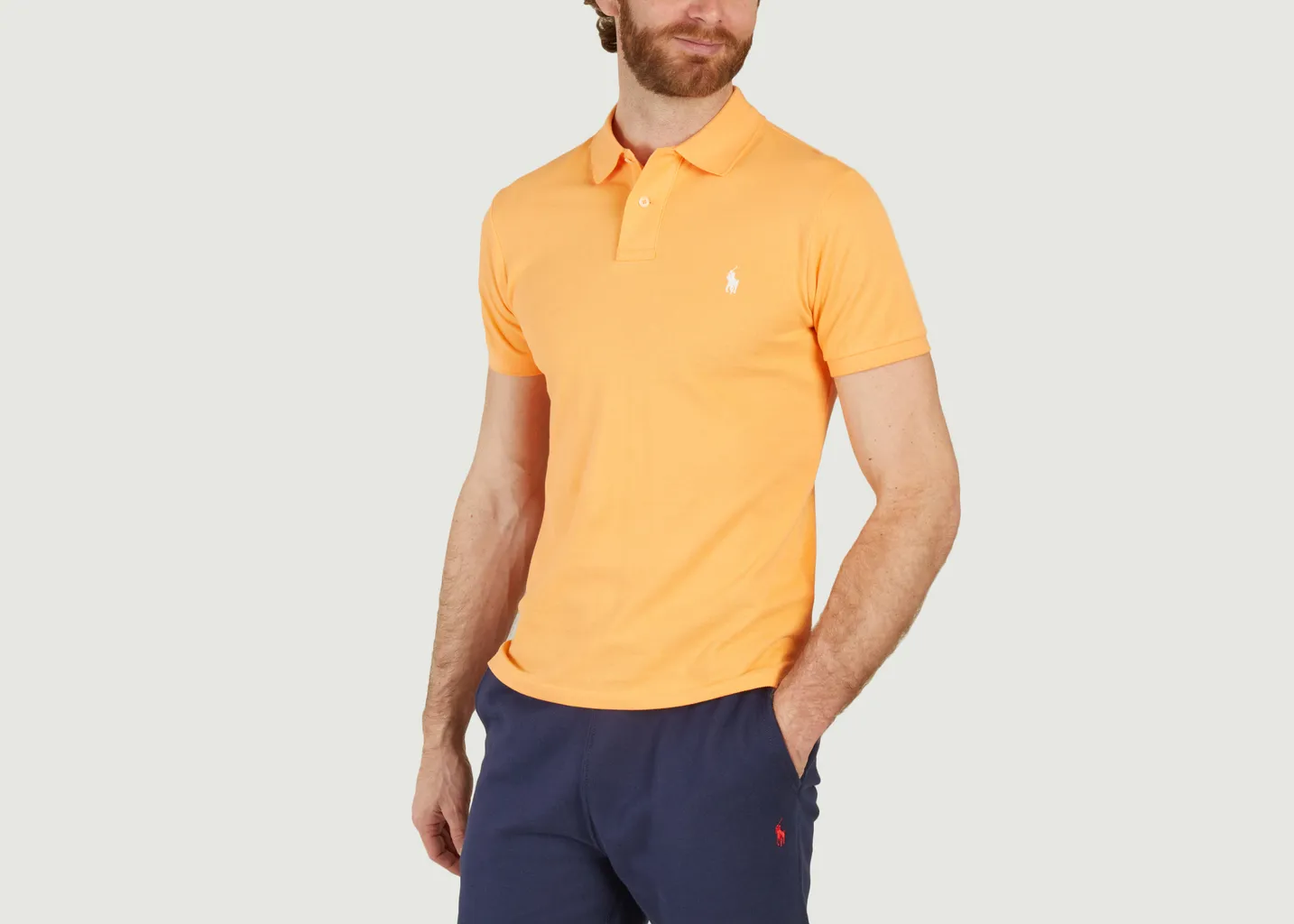 Polo cintré en coton piqué Polo Ralph Lauren