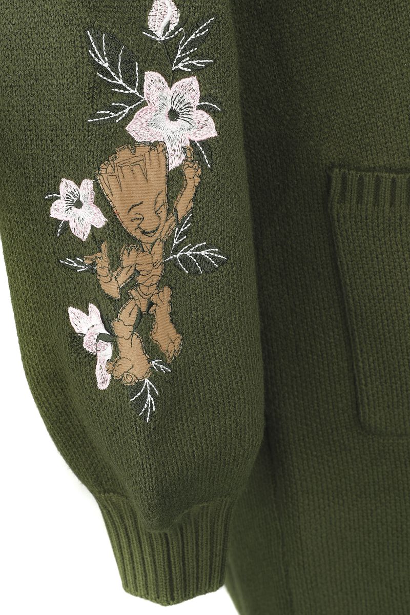 Groot Floral | Les Gardiens De La Galaxie Cardigan