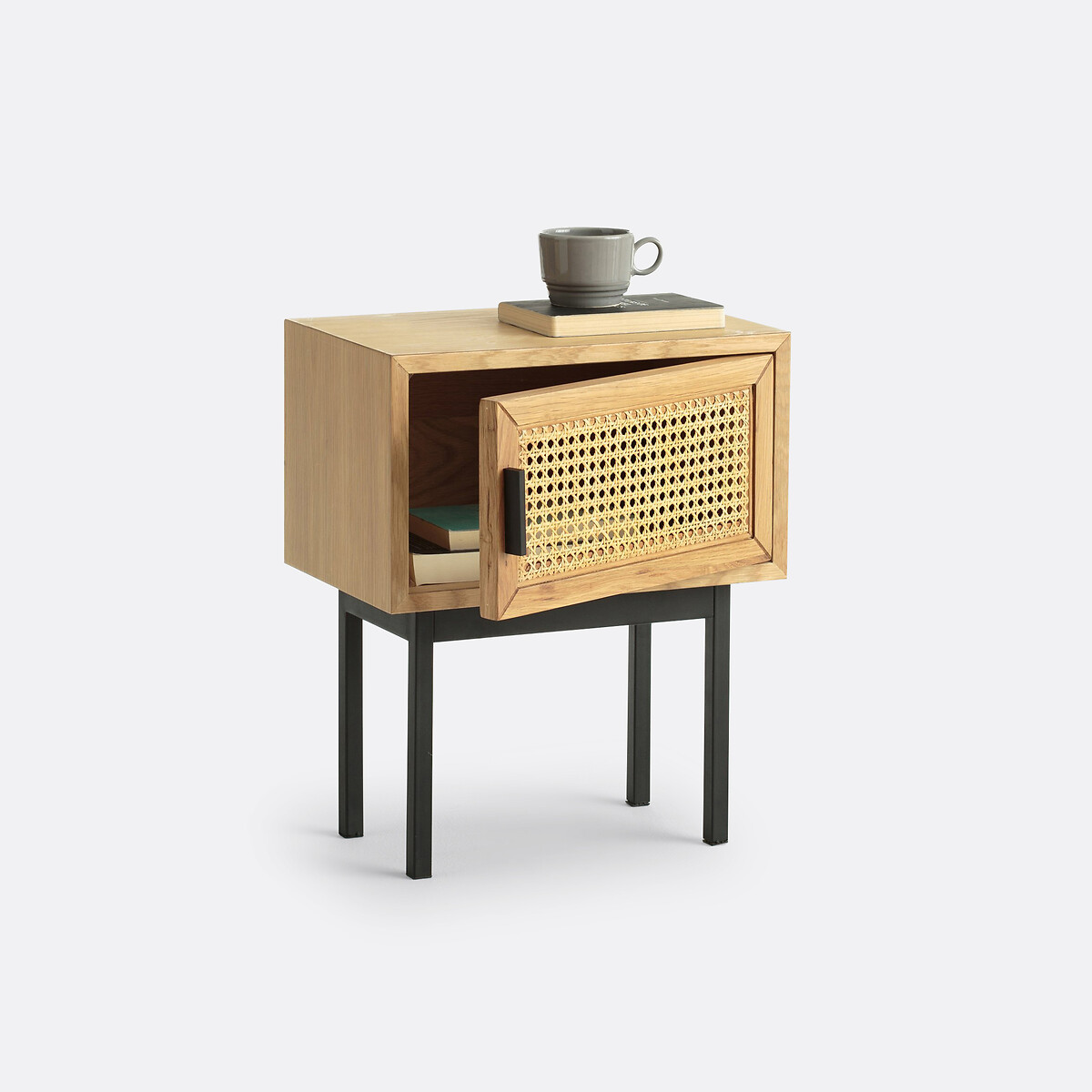 LA REDOUTE INTERIEURS<br>Mesa de cabeceira Waska com 1 porta em rattan