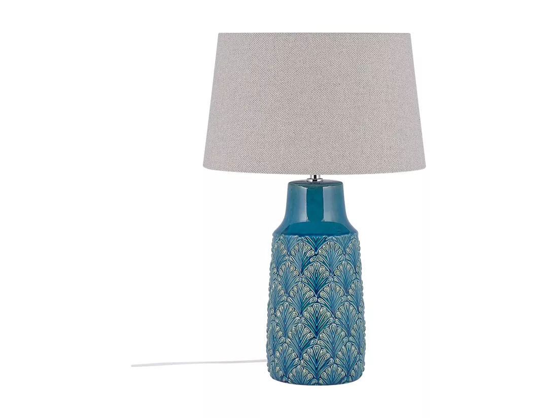 Lampe à poser THAYA Céramique Bleu