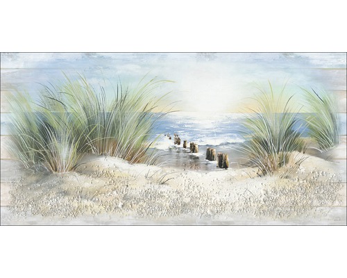 Canvas schilderij Water's Edge 50x100 cm