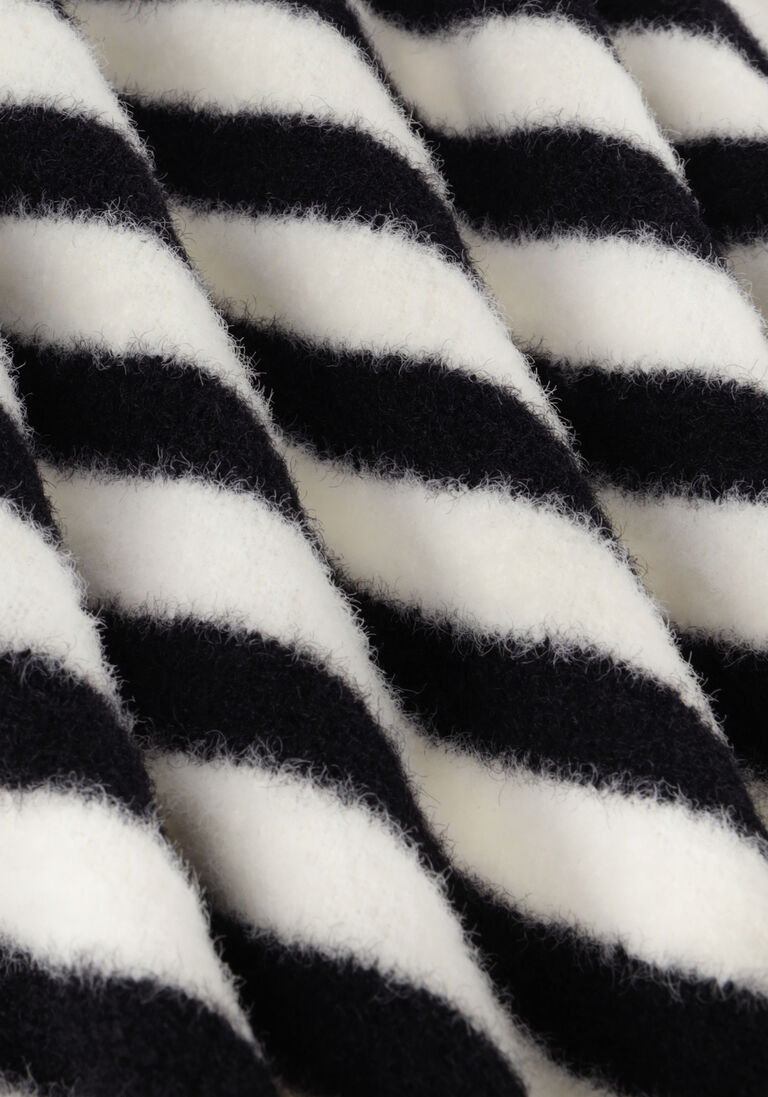 CATWALK JUNKIE zwarte catwalk junkie trui kn soft stripe