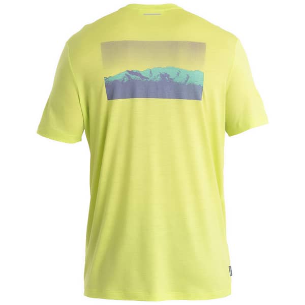 T-shirt randonnée ICEBREAKER M MERINO 150 TECH LITE III SS TEE NATURAL RUN CLUB 2.0 HYPER