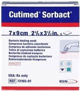 CUTIMED Sorbact Contact 7x9cm, 5 Stück
