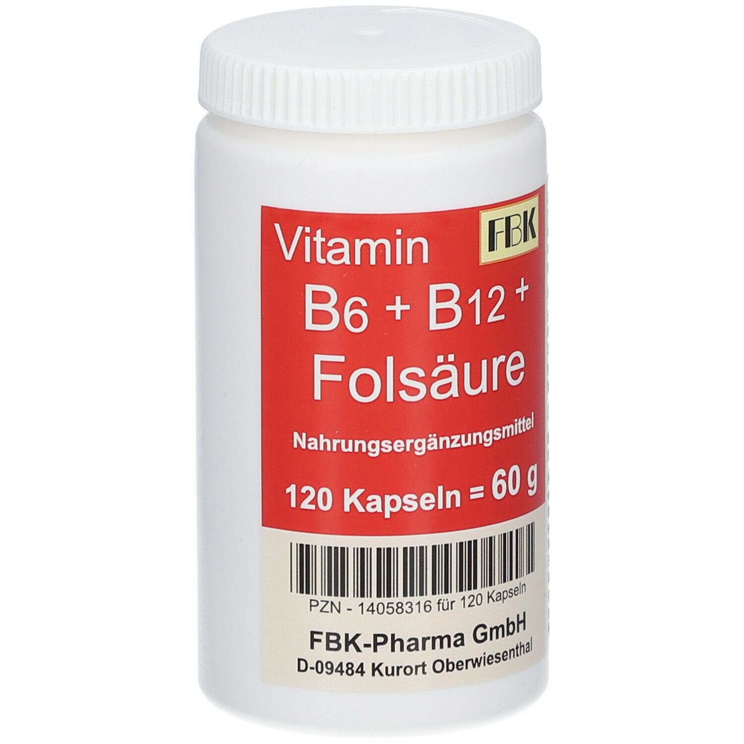 Vitamin B6+ B12+ Folsäure
