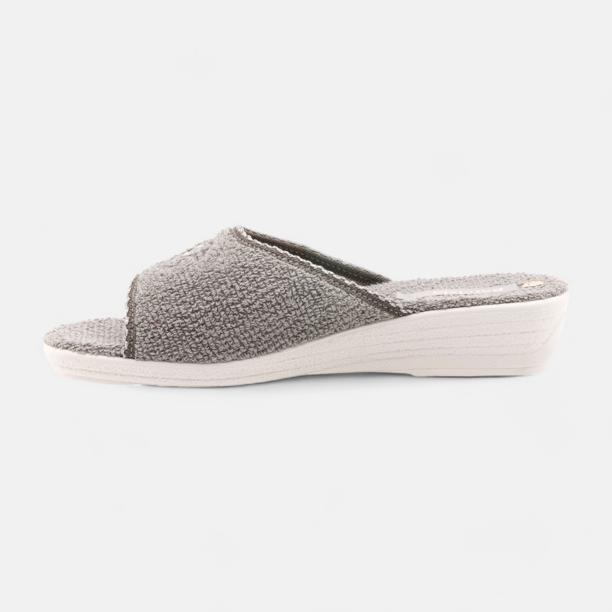 Pantoufles mules Femme gris