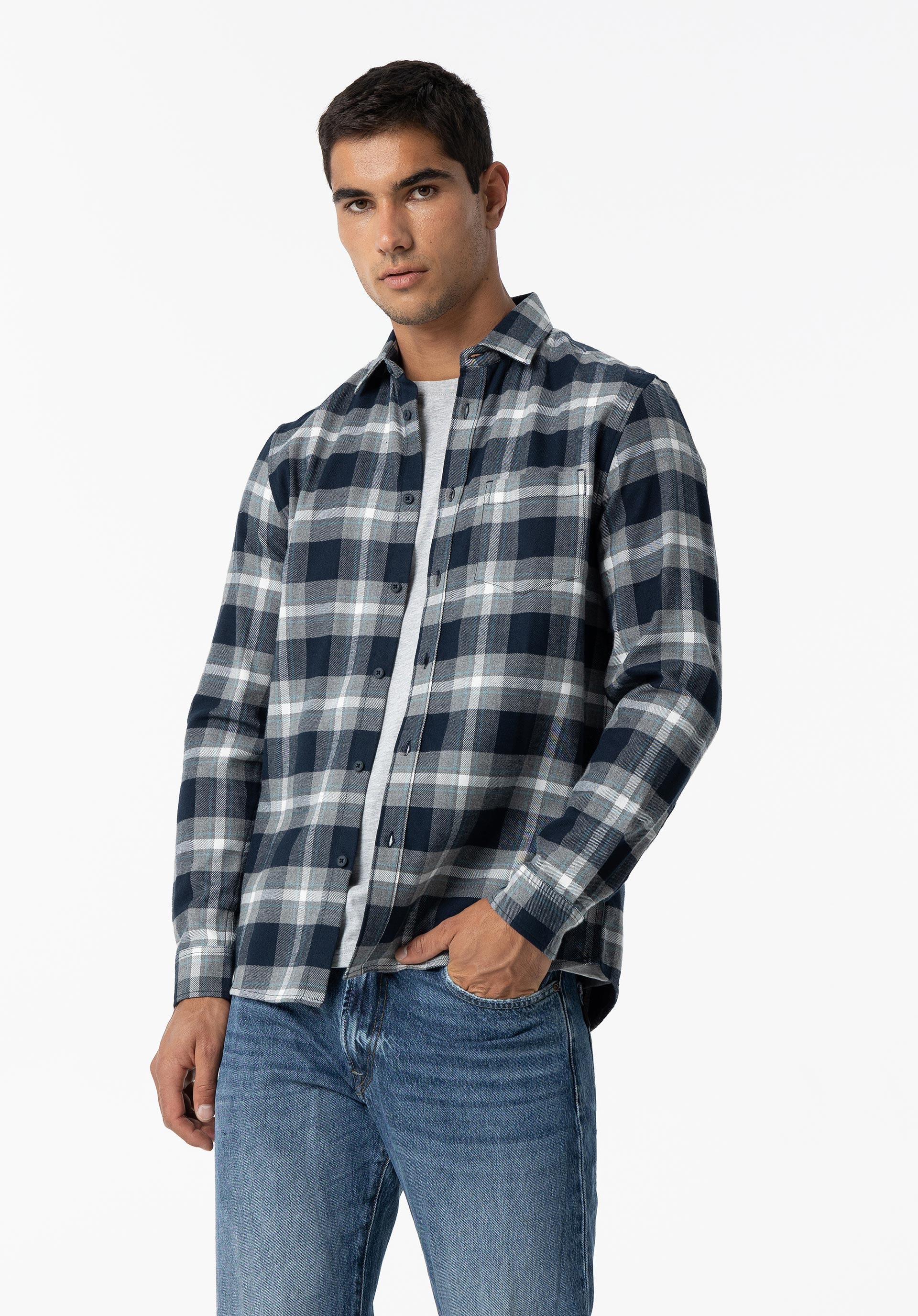 Camisa Regular Fit Flanela Xadrez