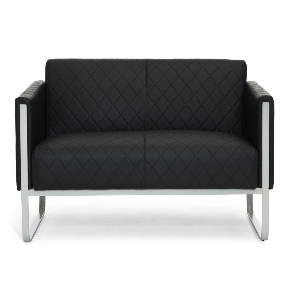 Lounge Sofa ARUBA STEP Kunstleder mit Armlehnen hjh OFFICE