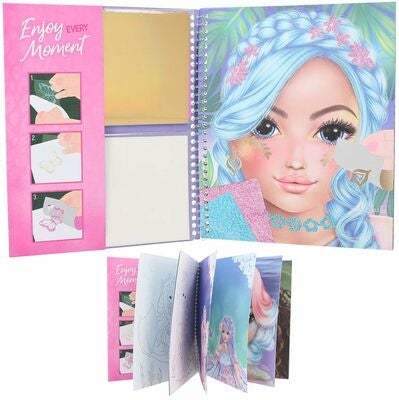 TOPModel Stick & Shine Fargeleggingsbok