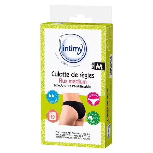 Calcinha menstrual Intimy, fluxo médio, tamanho M, 1 unidade