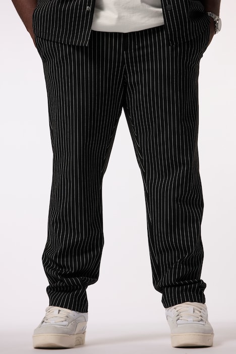 STHUGE Business-Travellerhose FLEXLASTIC®, Nadelstreifen, Straight Fit, bis Gr.8XL