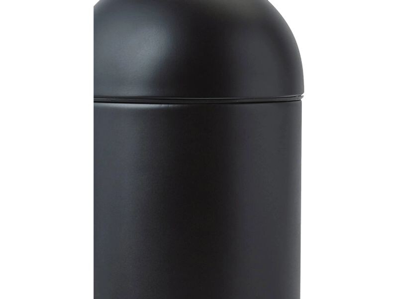 Aquanova Kosmetikeimer Ona 3 l, Schwarz Freistehender Tretmülleimer mit herausnehmbarem Innenbehälter