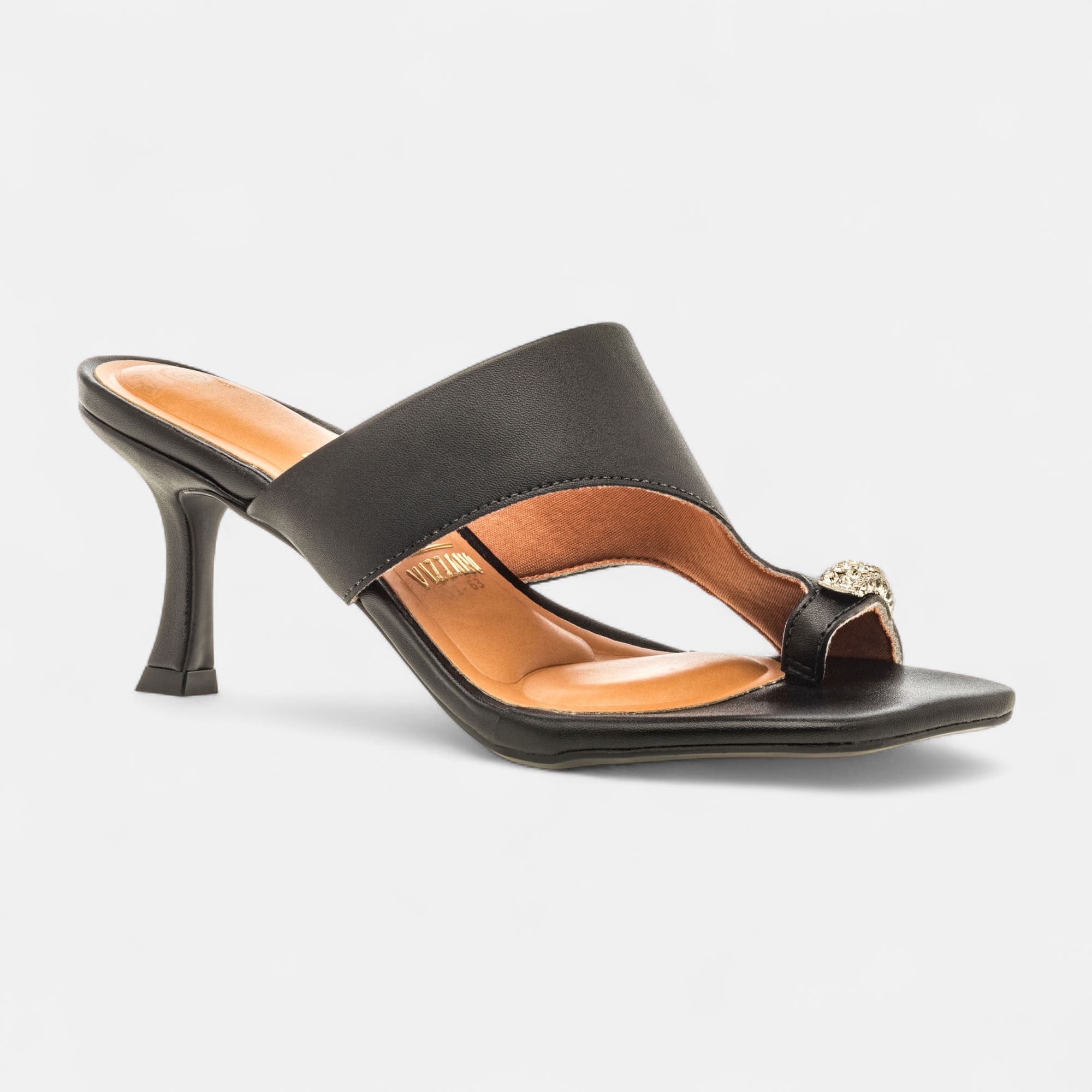 Nu-pieds à talon Femme noir