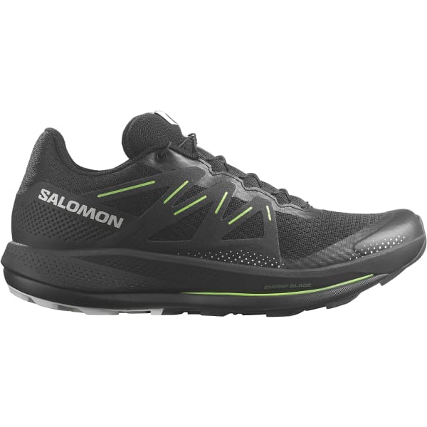 Chaussure trail SALOMON PULSAR TRAIL BLACK/BLACK/GREEN GECKO