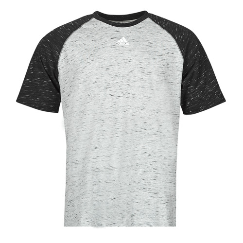 adidas Performance - MEL T-SHIRT - medium grey heather/black melange