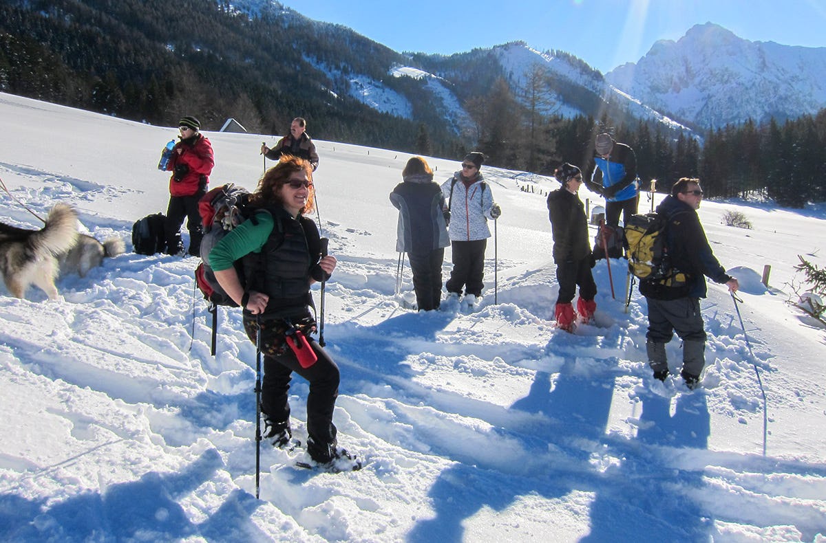 Schneeschuhwanderung Reichenau