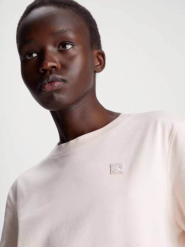 Camiseta de algodão com brasão