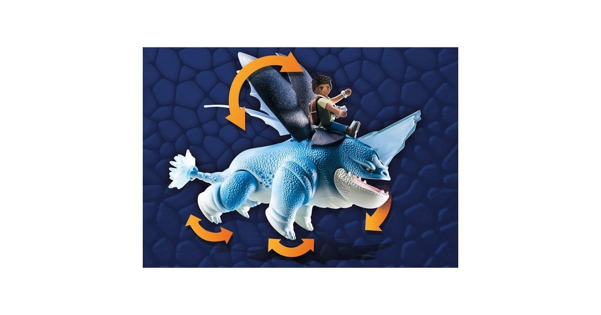 PLAYMOBILDragons: The Nine Realms - Plowhorn & D'Angelo Constructiespeelgoed  (71082)