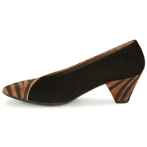 Wonders - I7601-ZEBRATO-CUERO-ANTE-NEGRO - Marron