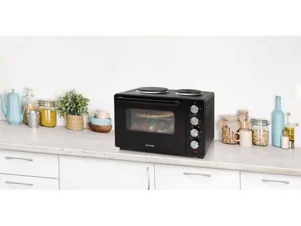 Gorenje OM30GBX - Elektrisk ovn med varme plader - konvektion - 30 liter - 3.2 kW