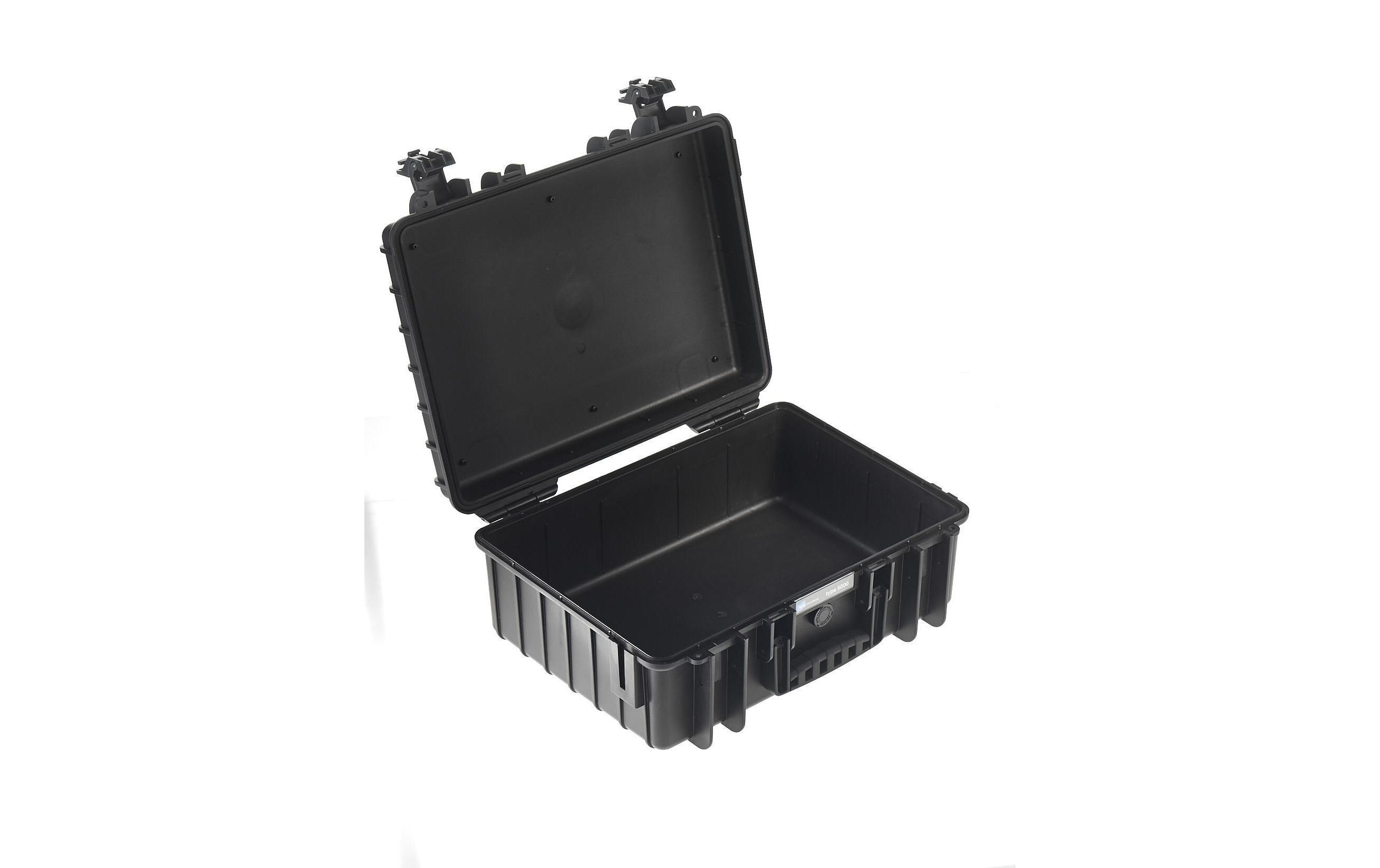Outdoor-Koffer Typ 5000 RPD Schwarz<br>Unzerstörbarer Koffer