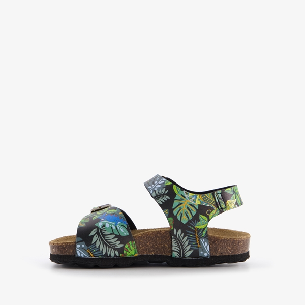 Groot leren kinder sandalen met print
