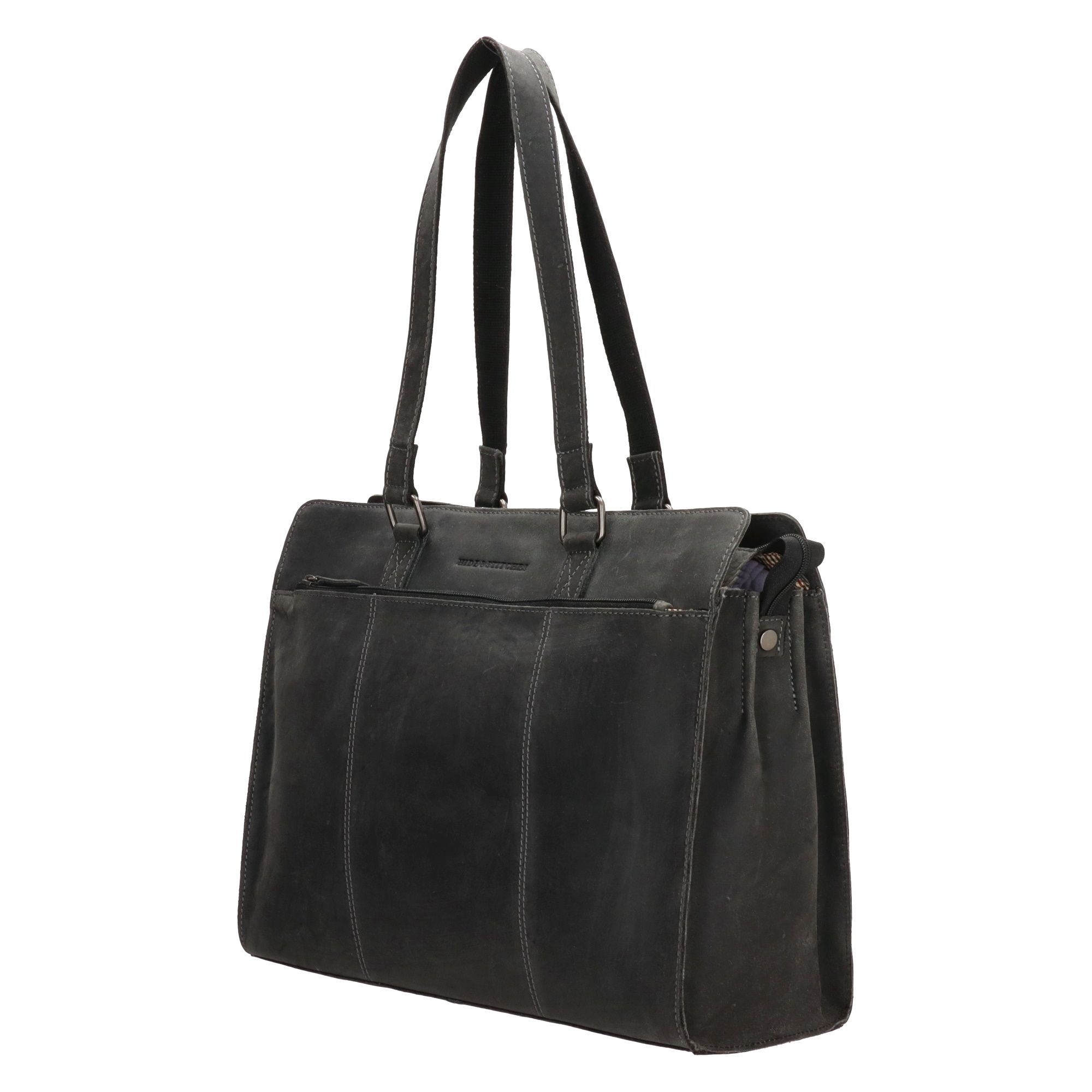 Hide & Stitches Idaho Laptoptas 15,6 inch Zwart