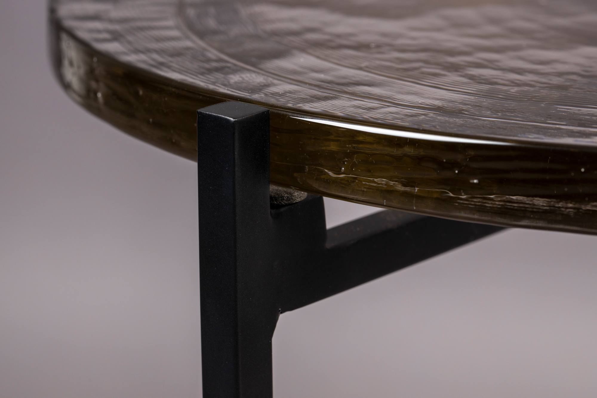 Dutchbone bijzettafel Vidrio zwart