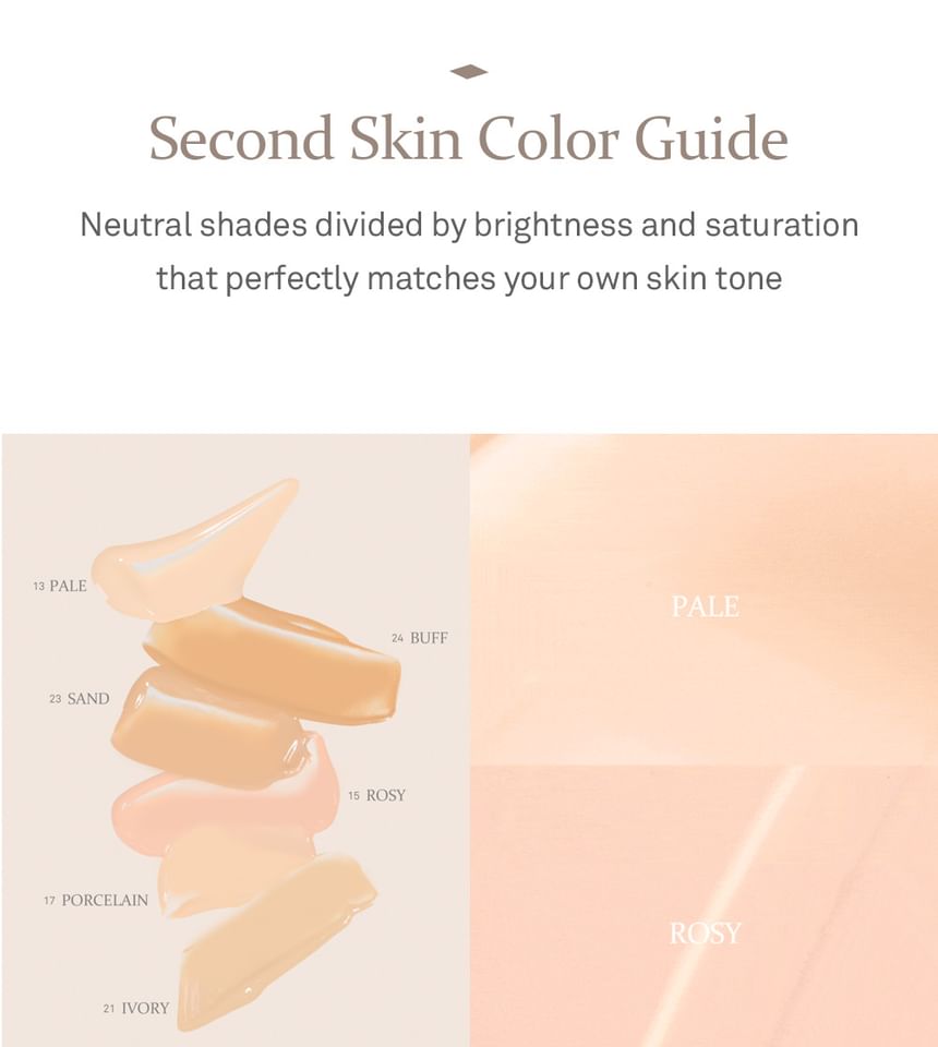 hince - Second Skin Foundation - 4 kleuren