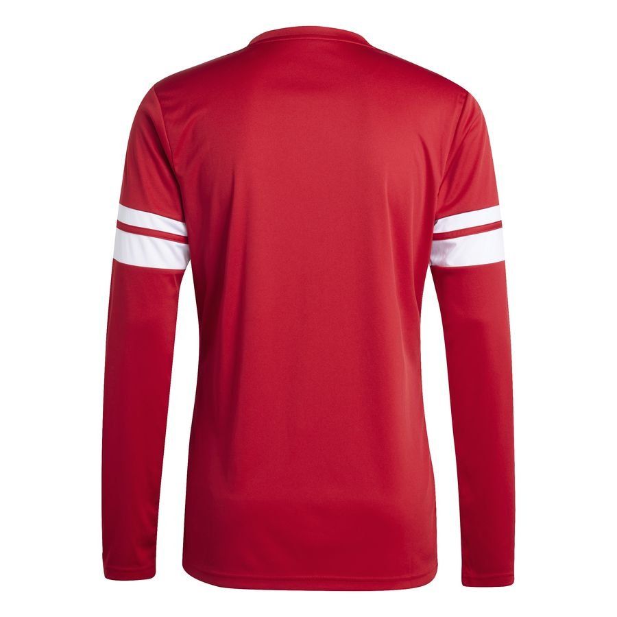 adidas Maillot Squadra 25 Manches Longues - Rouge/Blanc