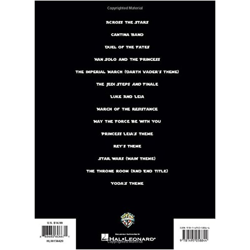 Hal Leonard - Star Wars (Easy Guitar Tab) songboek