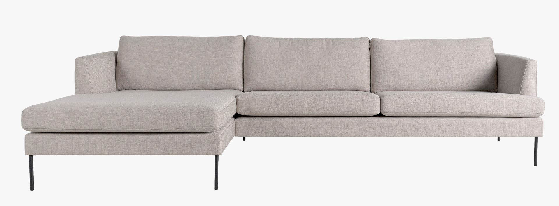 Setetrekk pakke sjeselong venstre beige - 60x60x60 cm