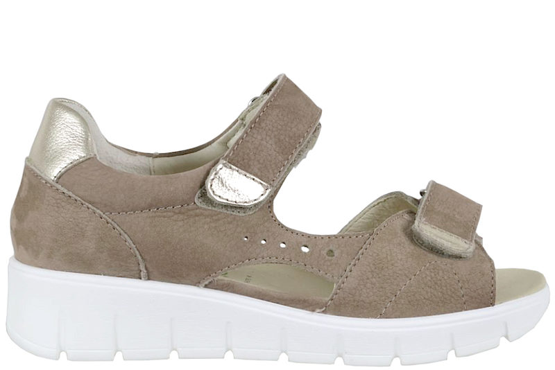 WALDLÄUFER BEAR CHICAGO SANDAL I SANDFARVET NUBUCK