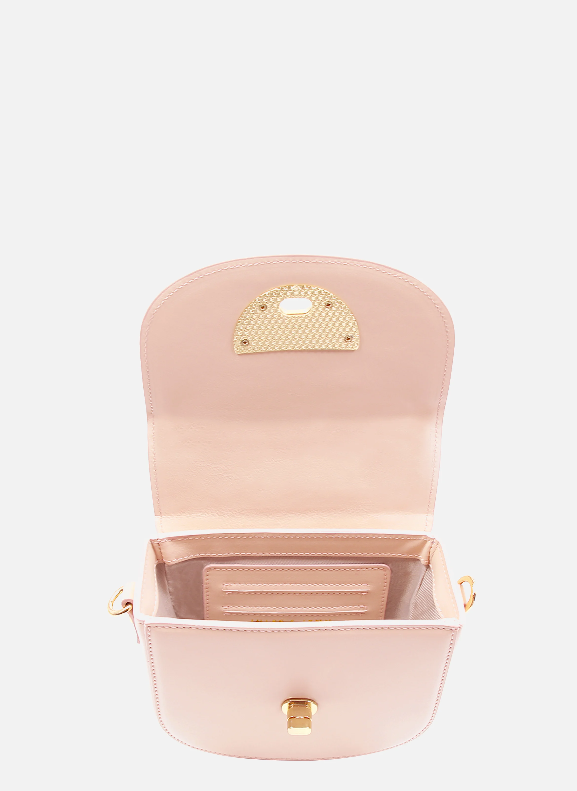 Mini sac cuir lisse | Rose