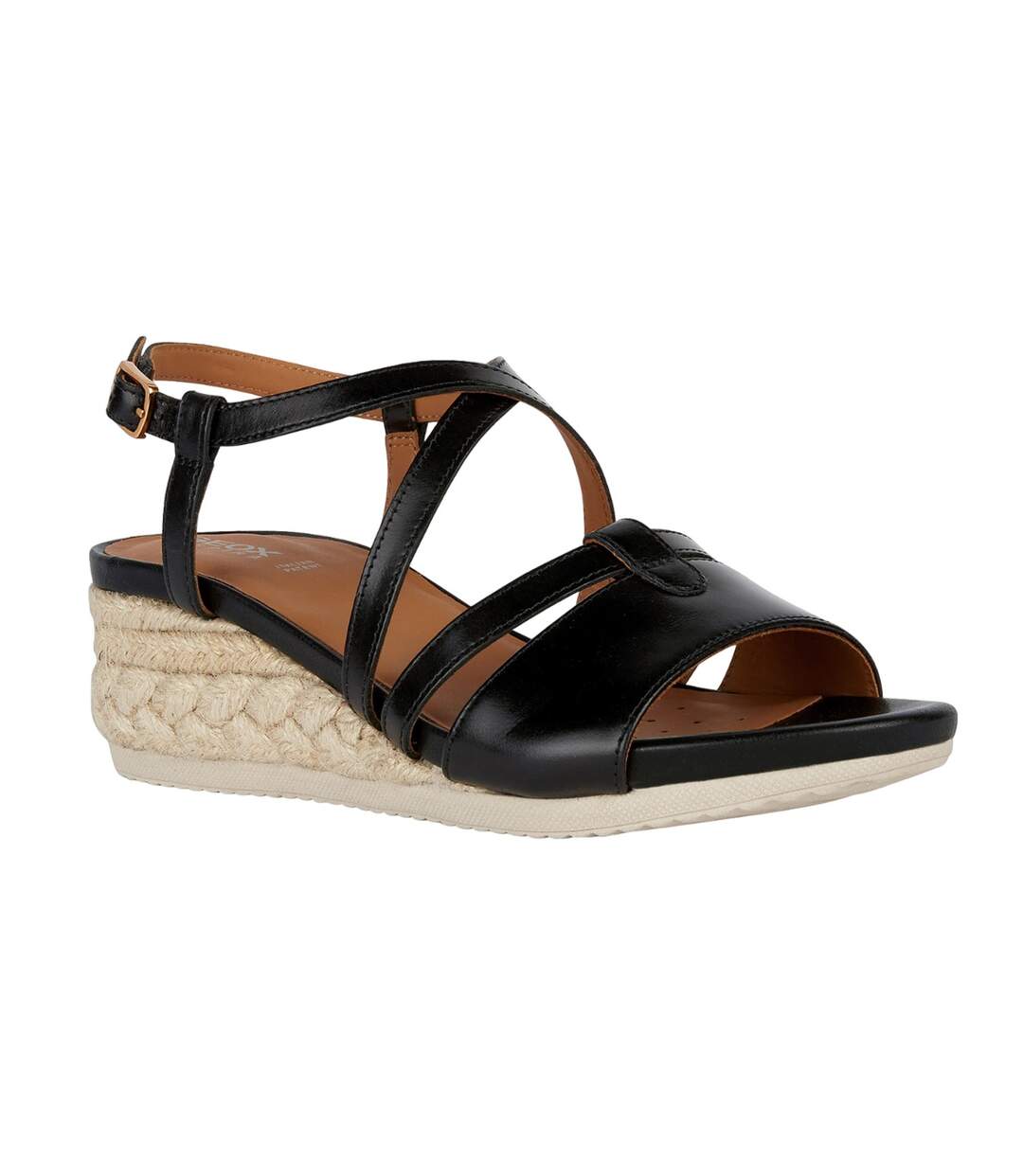 Geox - Sandales D ISCHIA CORDA A - Femme (Noir) - UTFS9899