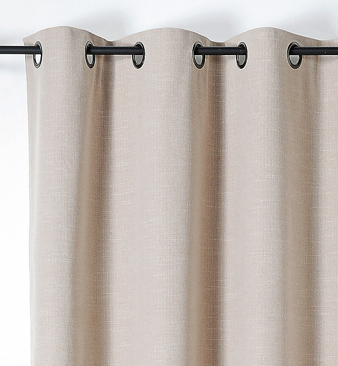 Rideau occultant Savana l.145 x H.240 cm beige