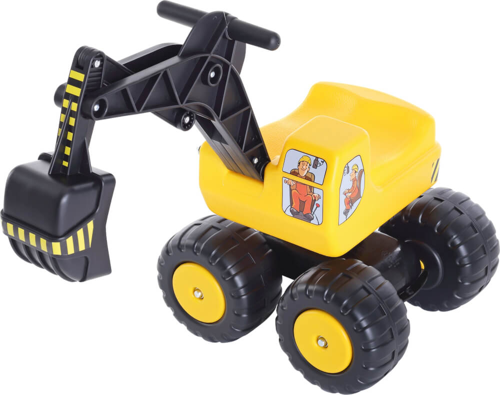 Sitzbagger Mobby Dig 100 kg, Kunststoff, ab 36 Monate - 6 Jahre