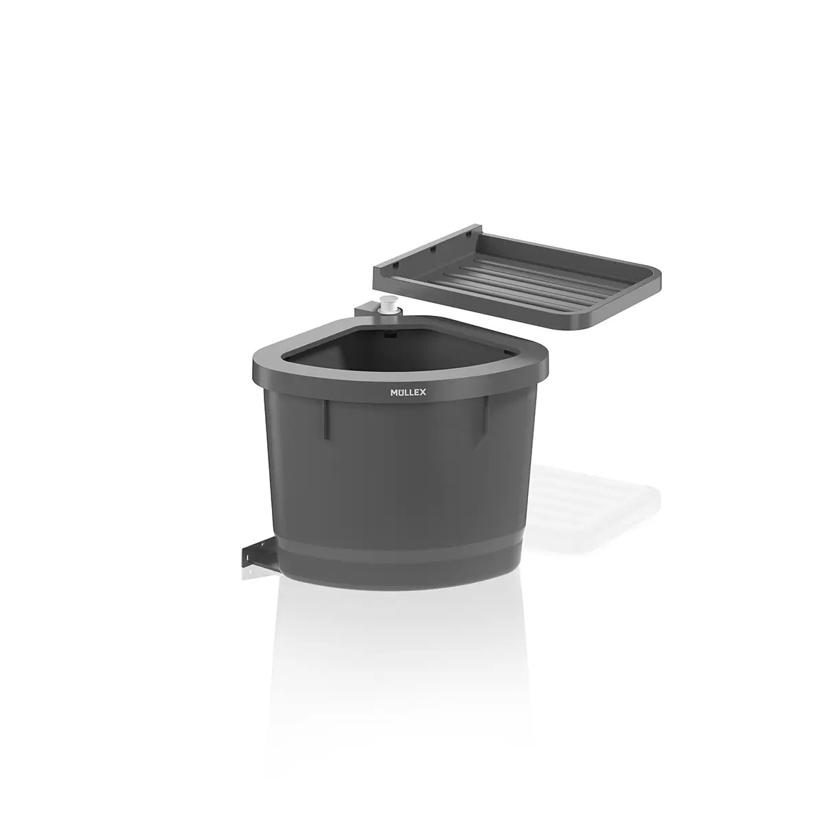 Kehricht-Behälter Müllex D40 M3 Anthrazit