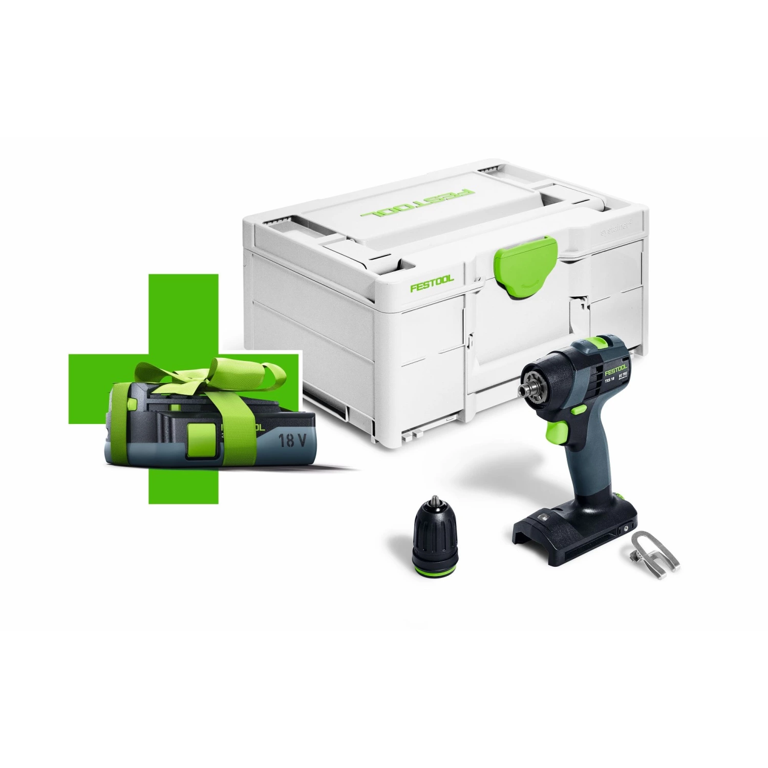 Festool TXS 18-Basic 18V Li-ion Accu Schroefboormachine set (1x 3,0Ah) in Systainer