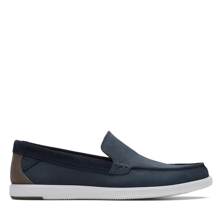 Clarks Bratton Loafer navy nubuck
